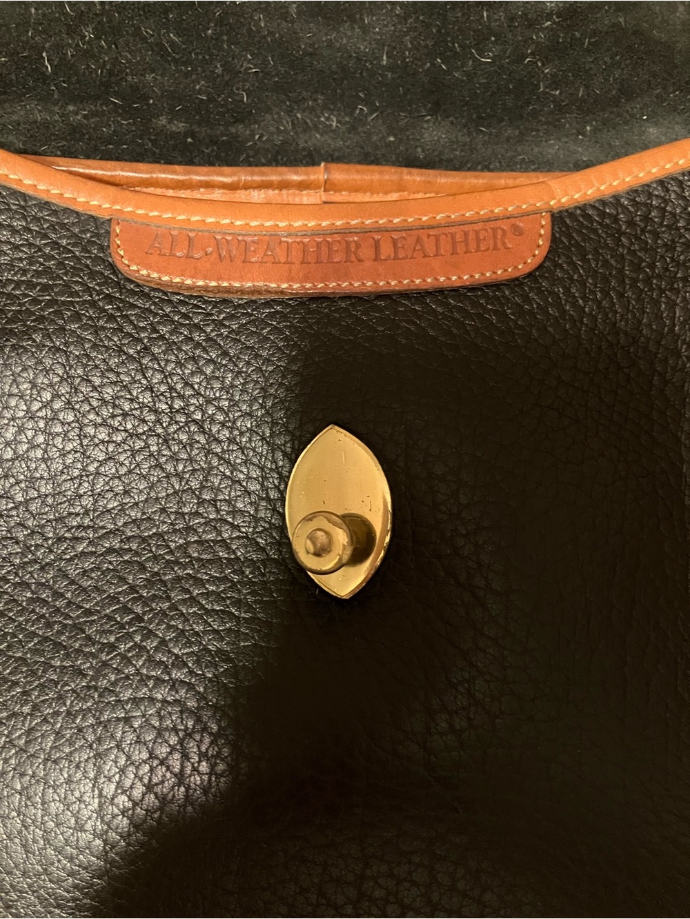 Vintage Dooney and Bourke Large R7 Spectator Crossbody Cavalry Bag - Picture 10 of 16